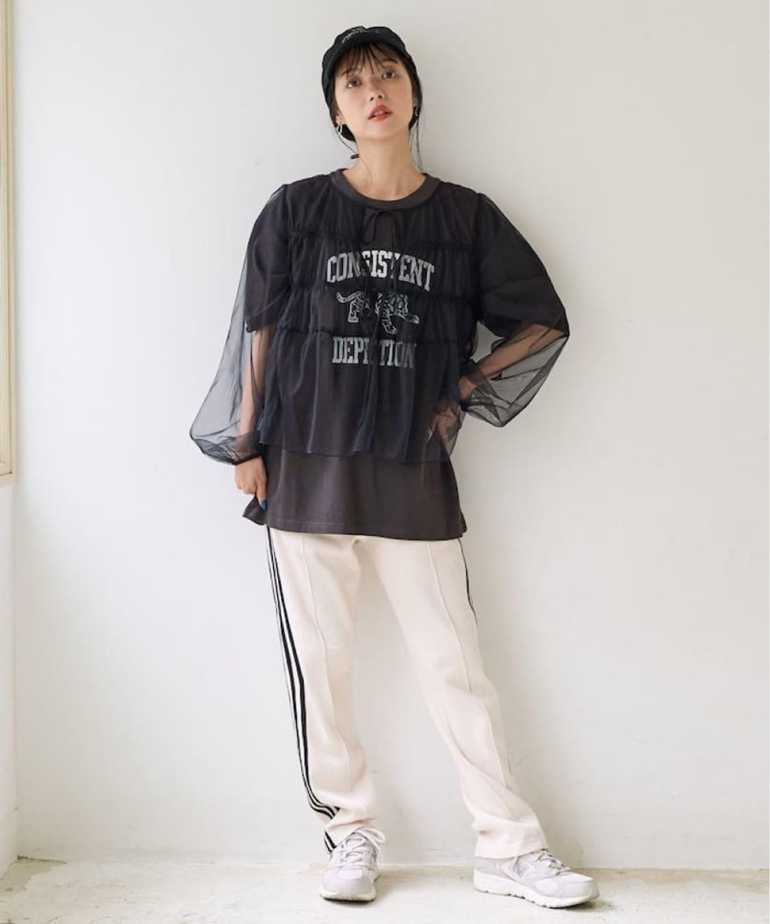 FREAK'S STORE Sheer Blouse 상품이미지3