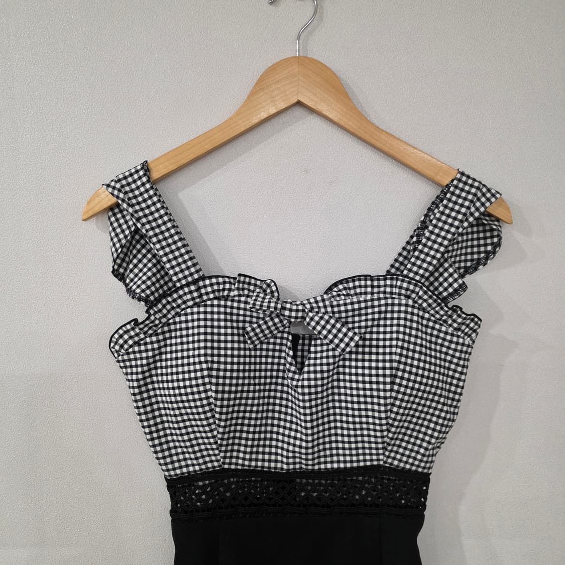 ELIYAH 체크 미니 원피스 55사이즈 상품이미지3