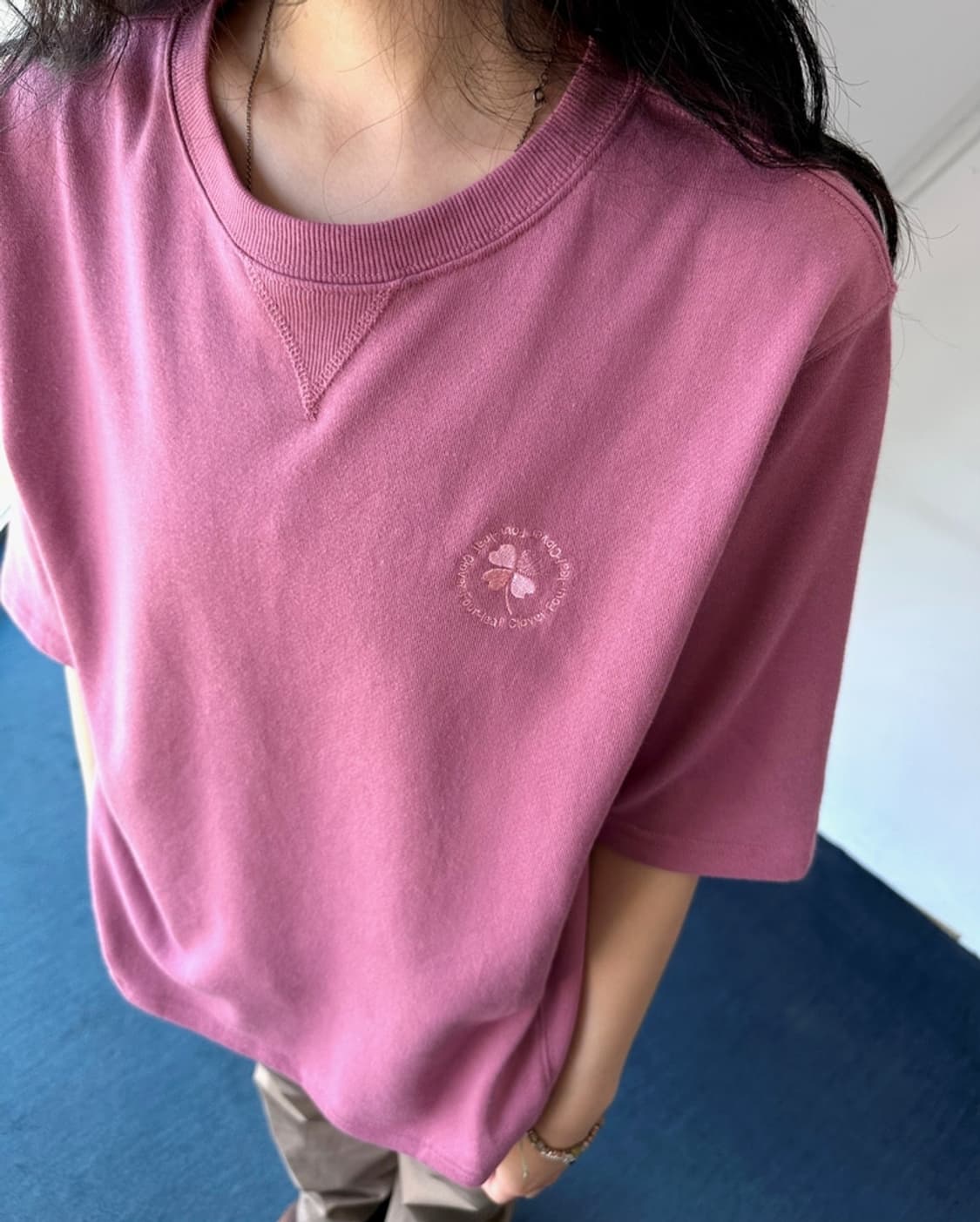 Light cotton H/S sweatshirt tee 상품이미지9