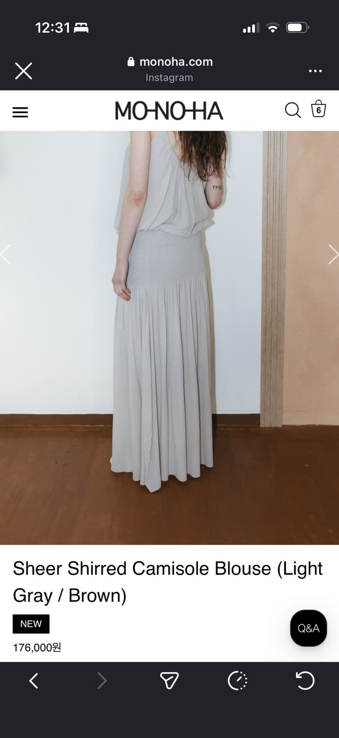 monoha blouse 상품이미지4