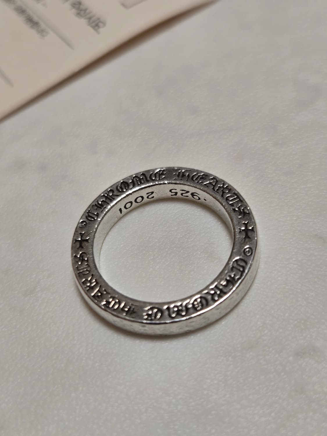 크롬하츠 스페이서 링 3mm 남녀공용 US5 상품이미지2