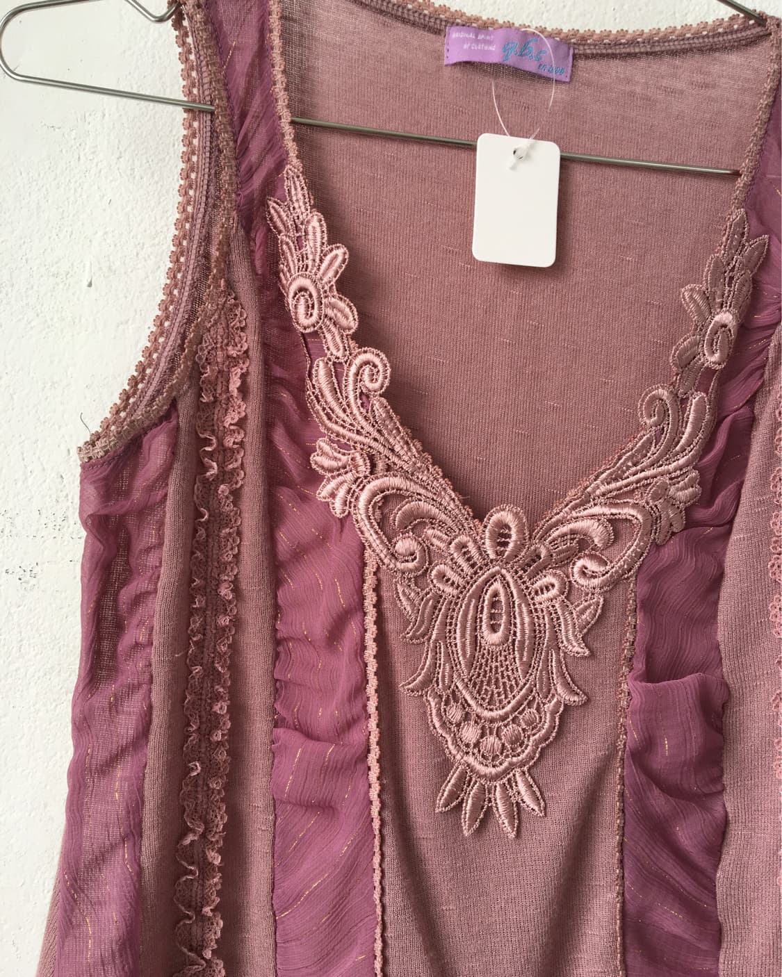Ornament point layering point sleevelss 상품이미지6