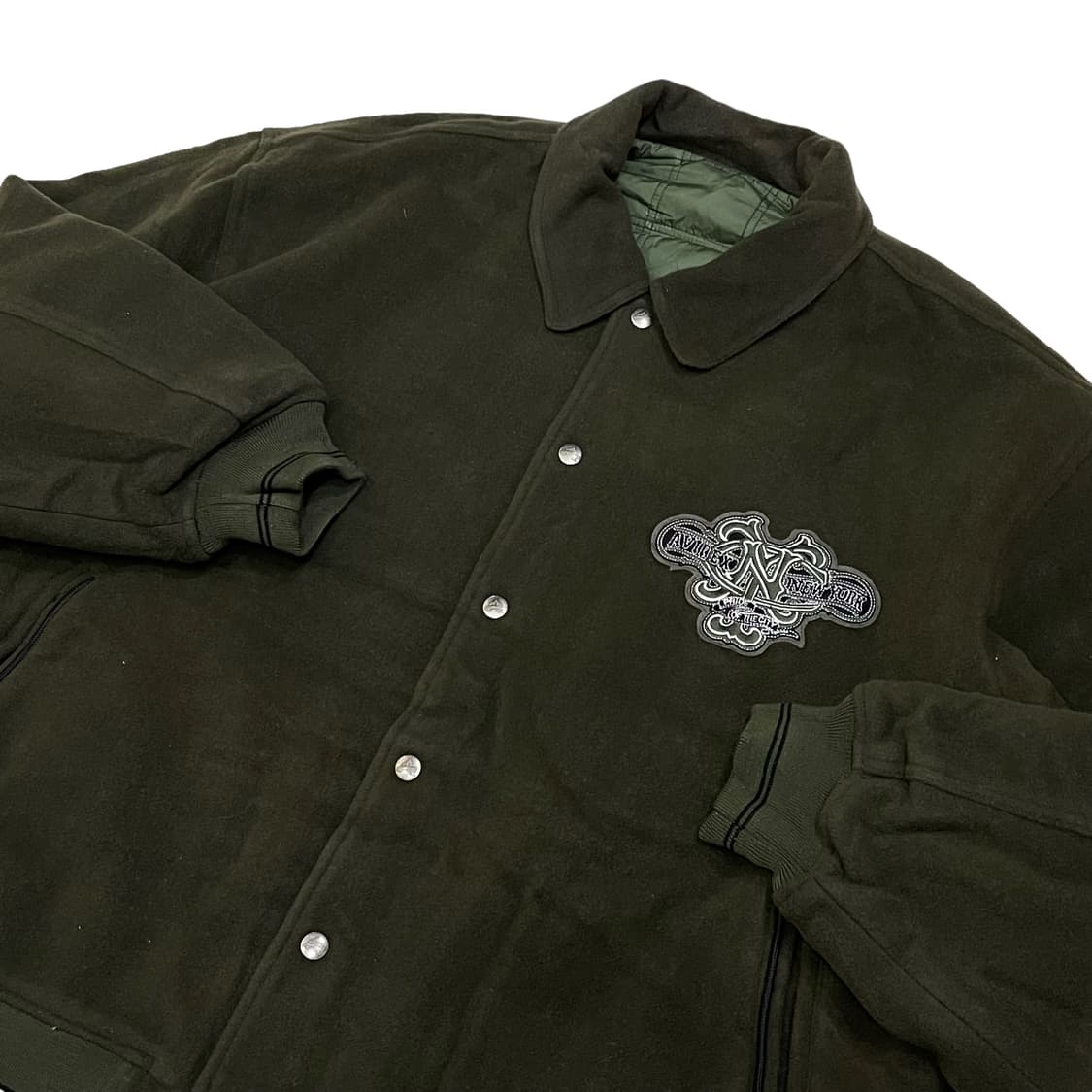 아비렉스X뉴욕양키스 리버시블 양면 울 바시티 자켓 상품이미지4