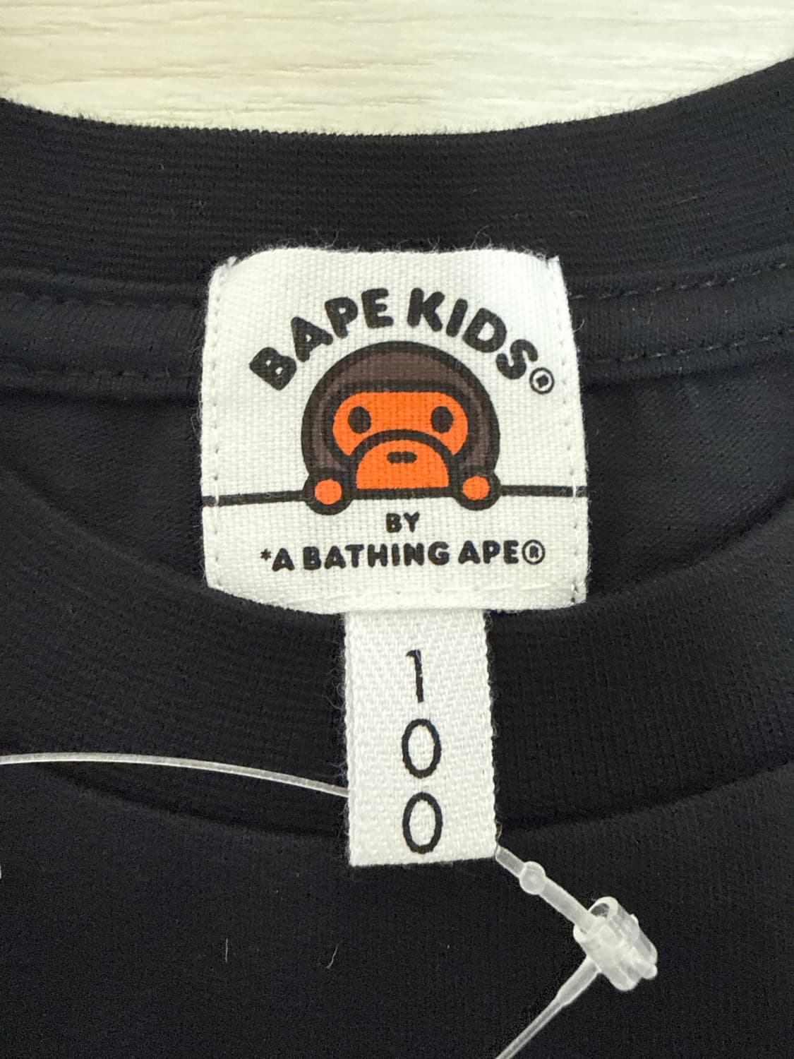 ABC 카모 콜리지 티셔츠(Kids) BLACK/BLUE 상품이미지2