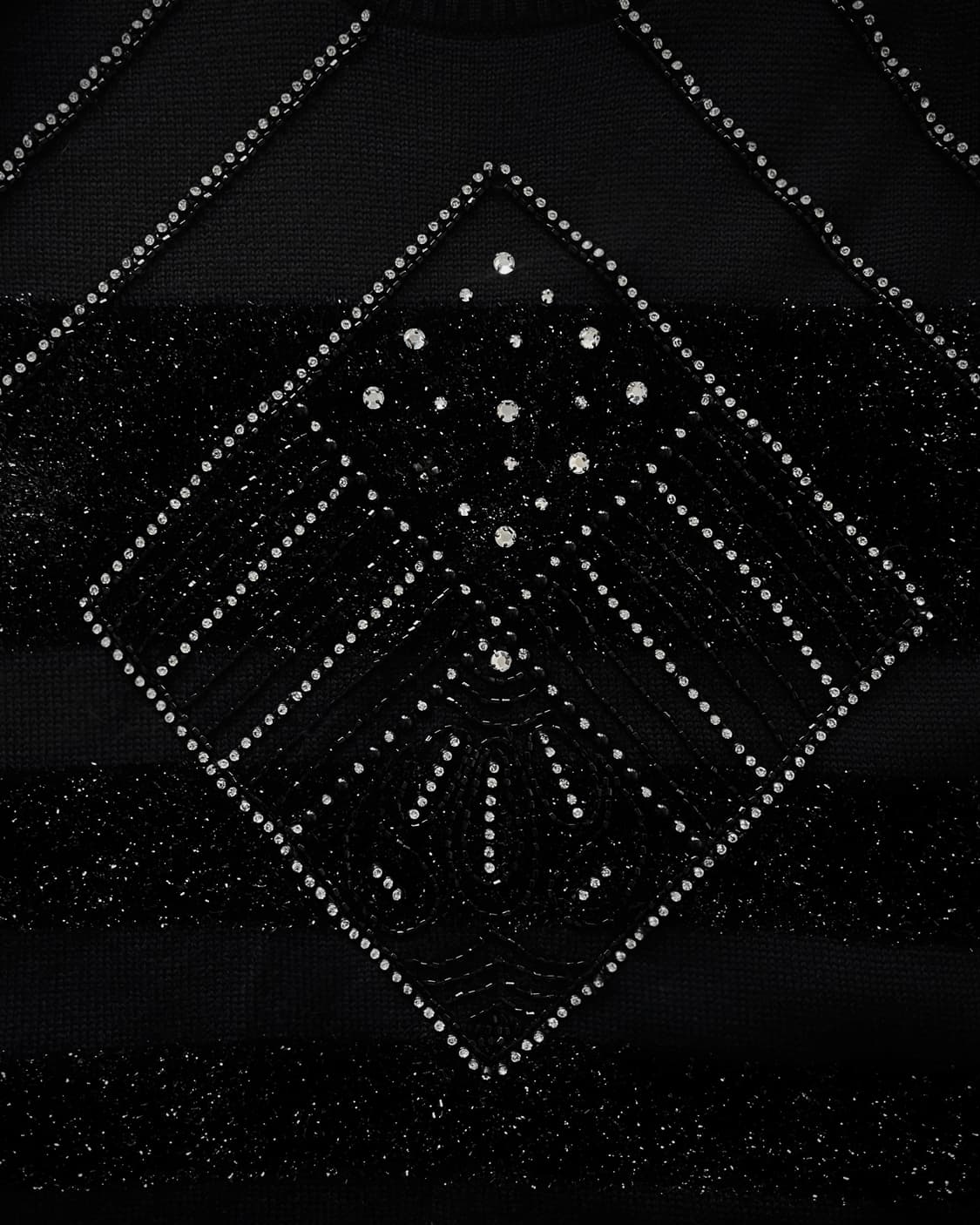 1980-90s VIVIANA Jewelry Trimming Knit 상품이미지4