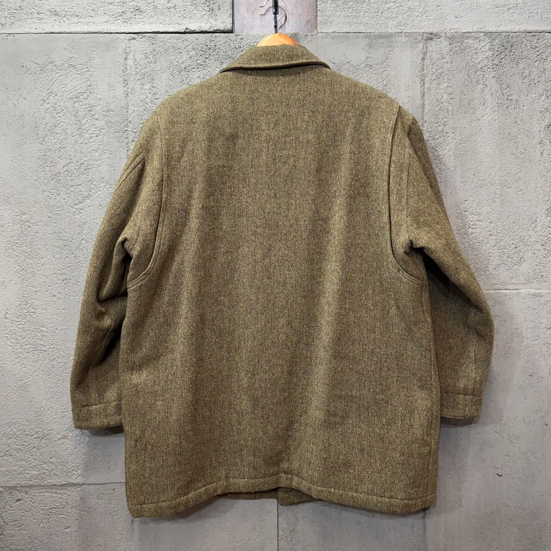 80s 파코나블 해링본 울 트위드 자켓 (L)   상품이미지5
