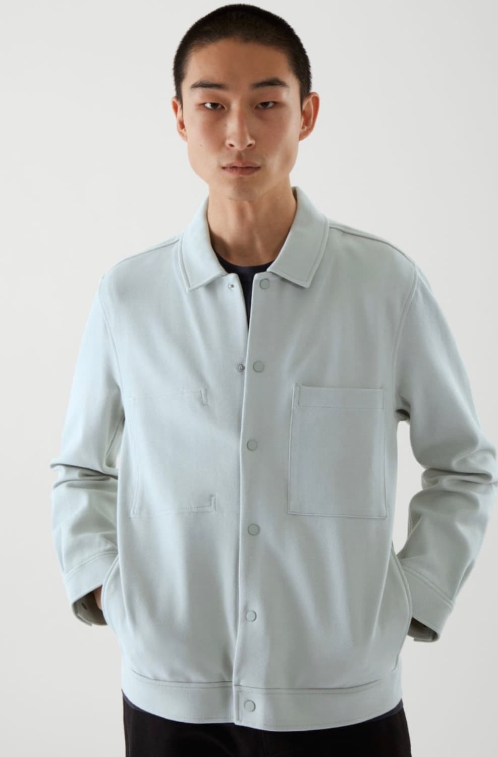 코스 코튼트윌셔츠재킷 xs 상품이미지1