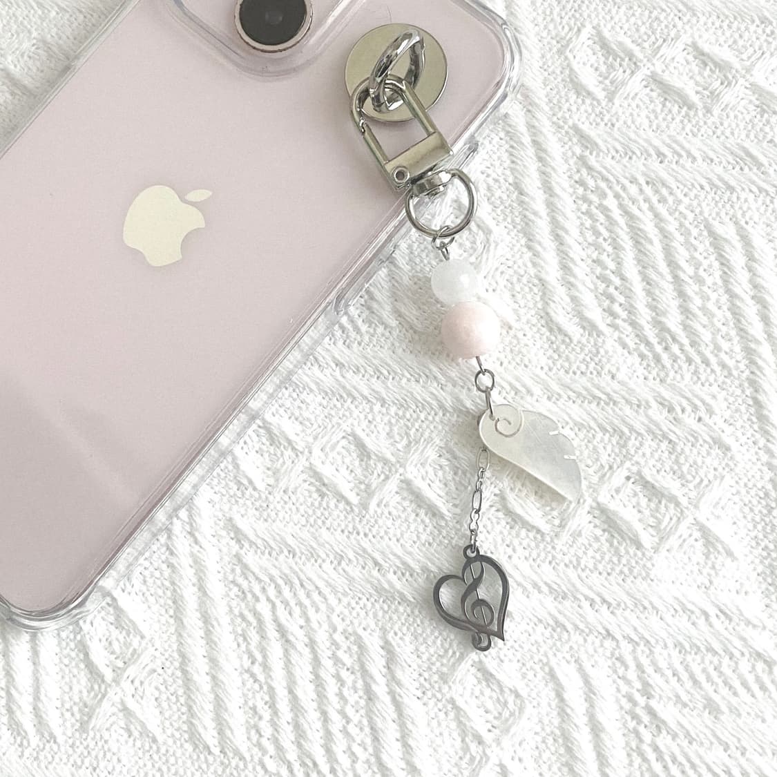 Melody Angel Keyring 음표 멜로디 천사 날개 키링 상품이미지3