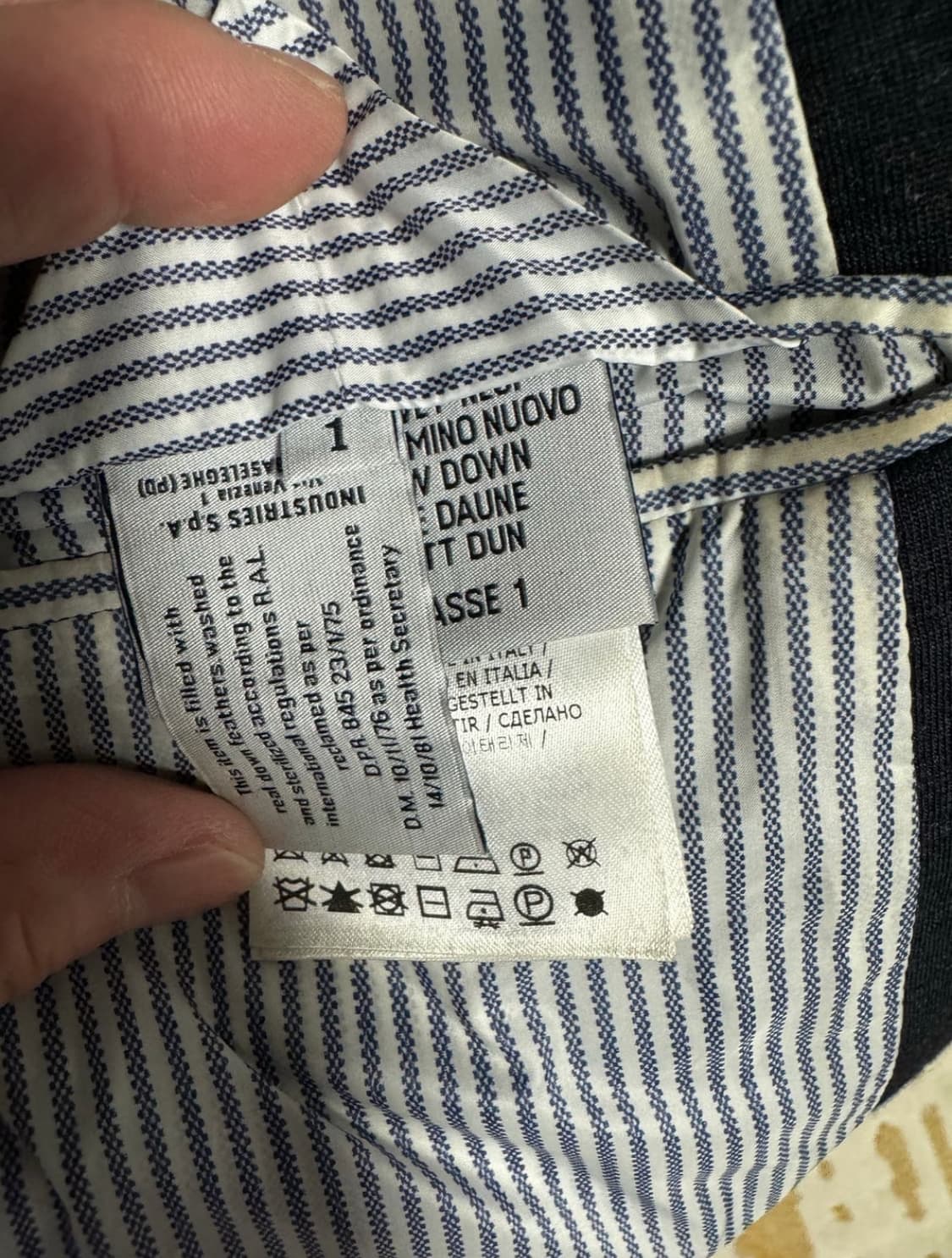 몽클레어 감마블루/ 패딩 블레이져/ 1사이즈 상품이미지4