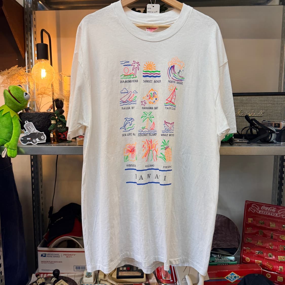 90s 하와이 명소 특산물 싱글스티치 미국빈티지 xl 상품이미지1