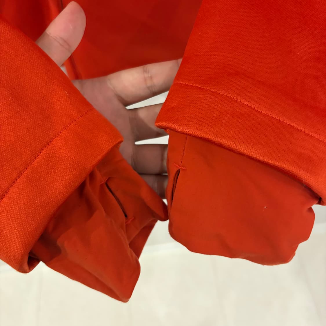 스파이더 후드 풀집업 M 오렌지 상품이미지3