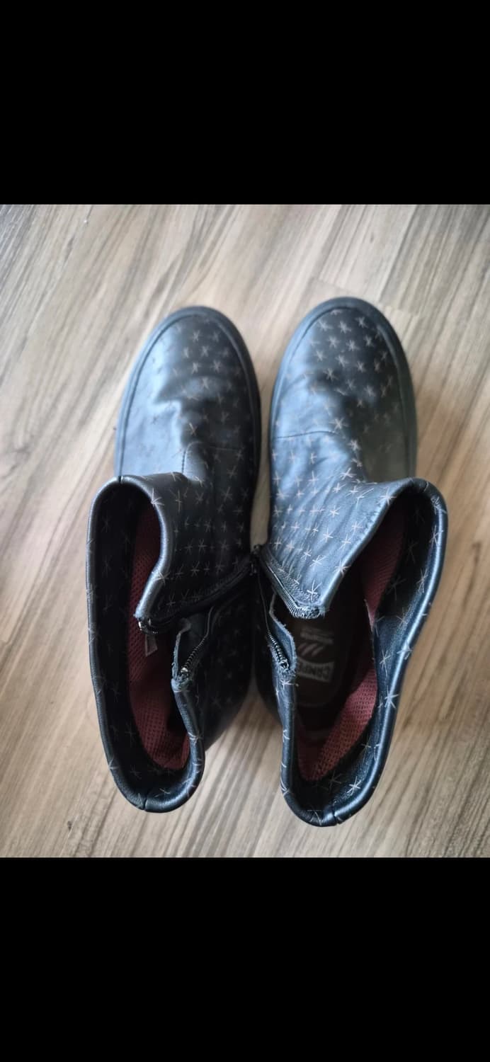 캠퍼 스타패턴 지퍼 앵클부츠 245 상품이미지3