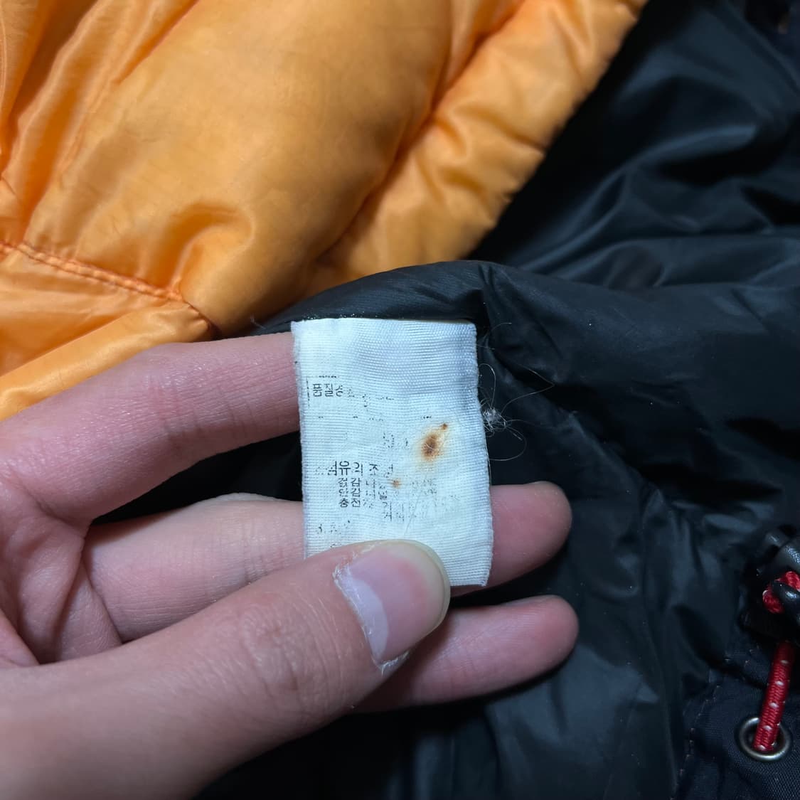 노스페이스 써밋시리즈 덕다운 850 투톤 배색 패딩 [머스타드] M/95 상품이미지8