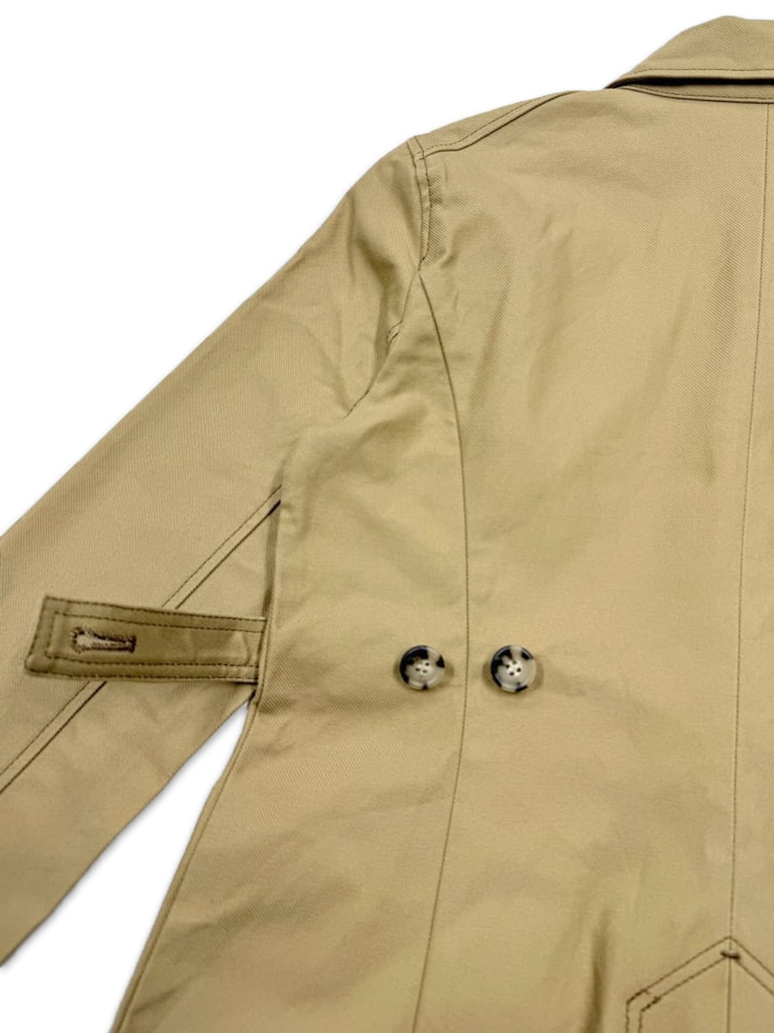 빈티지 hushush 브라운 베이지 포켓 싱글 자켓 상품이미지5