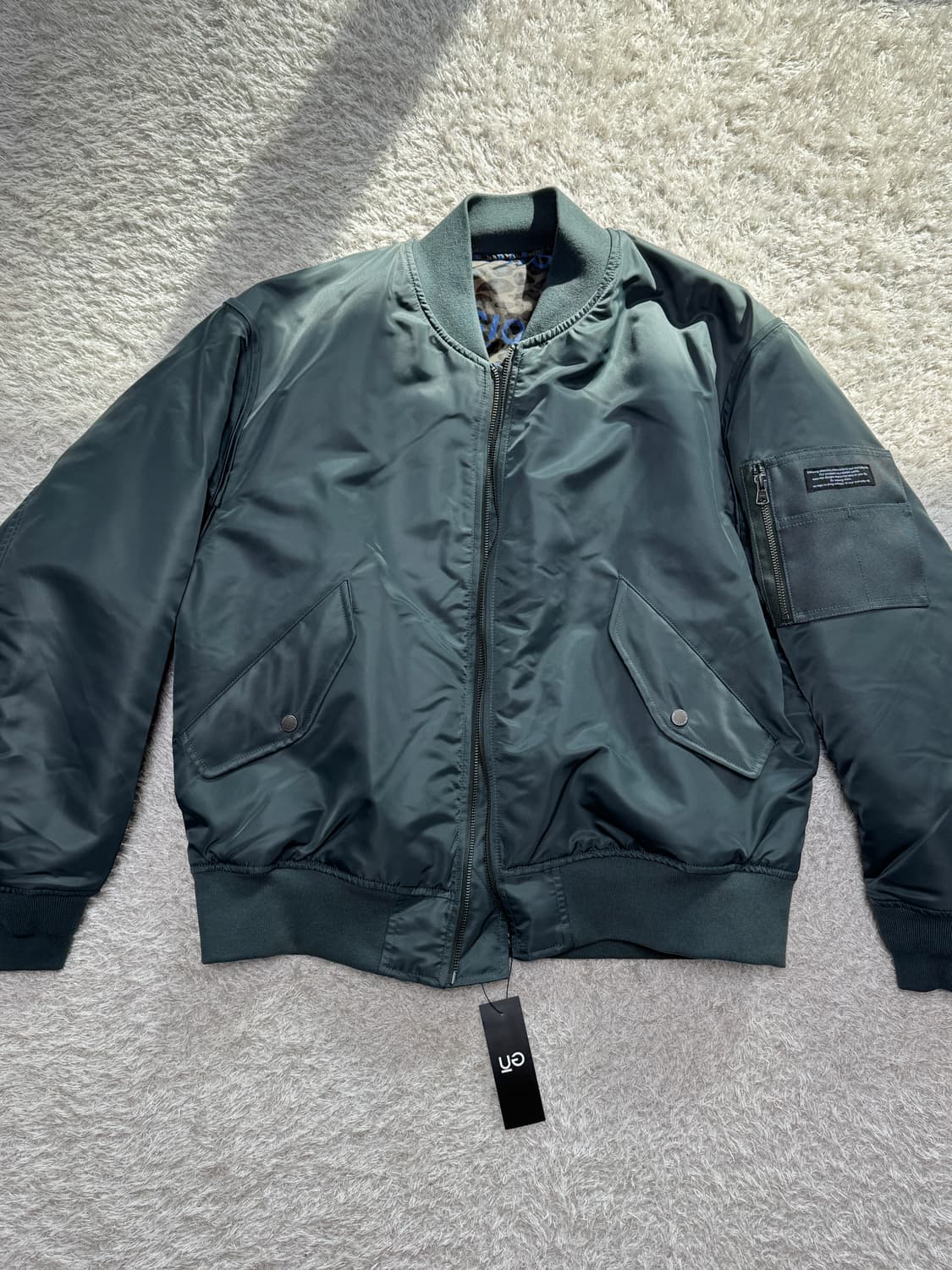 GU x 언더커버 리버시블 블루종 플라이트 자켓 상품이미지1