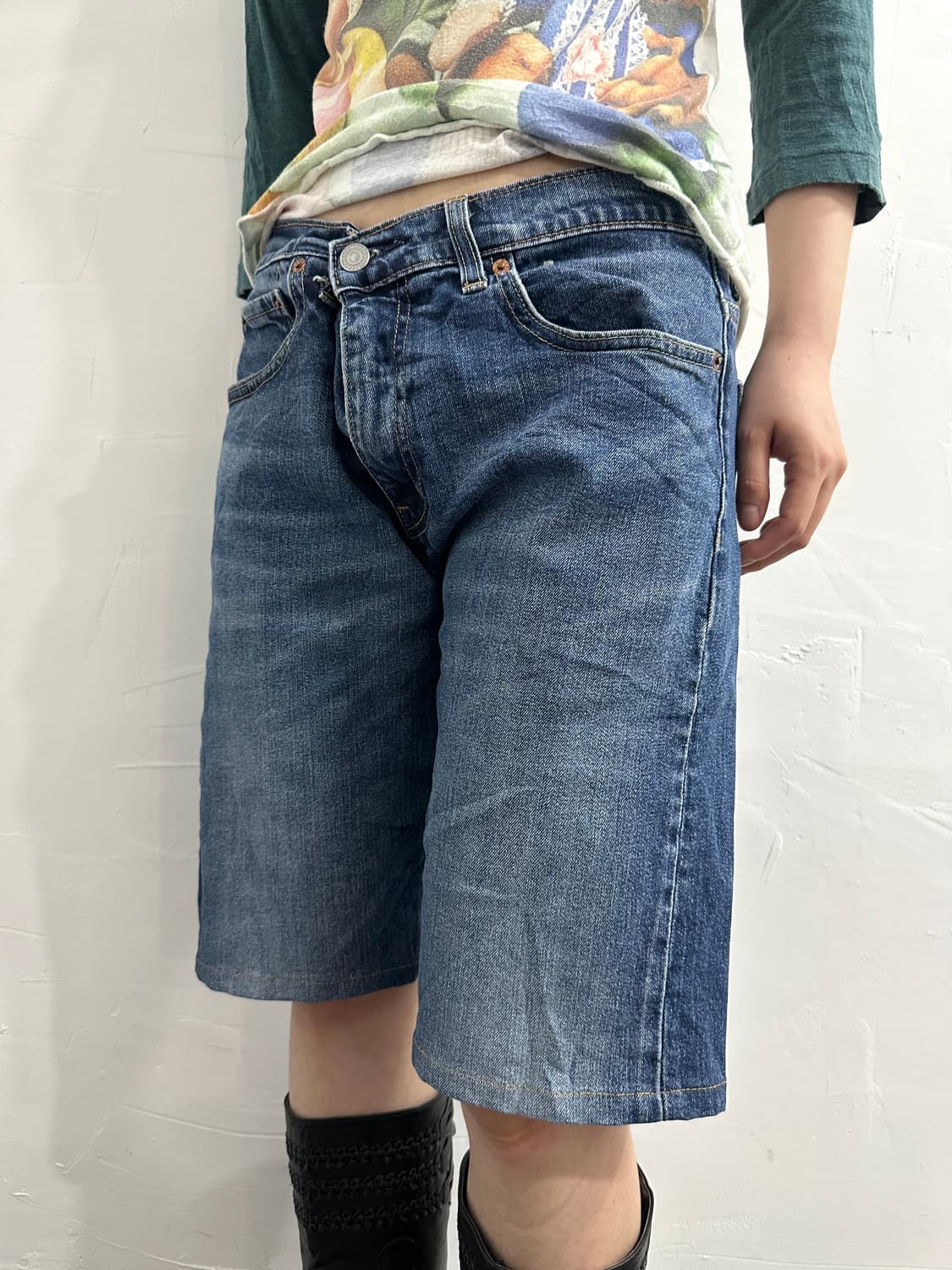 levis569 denim half pants 상품이미지2