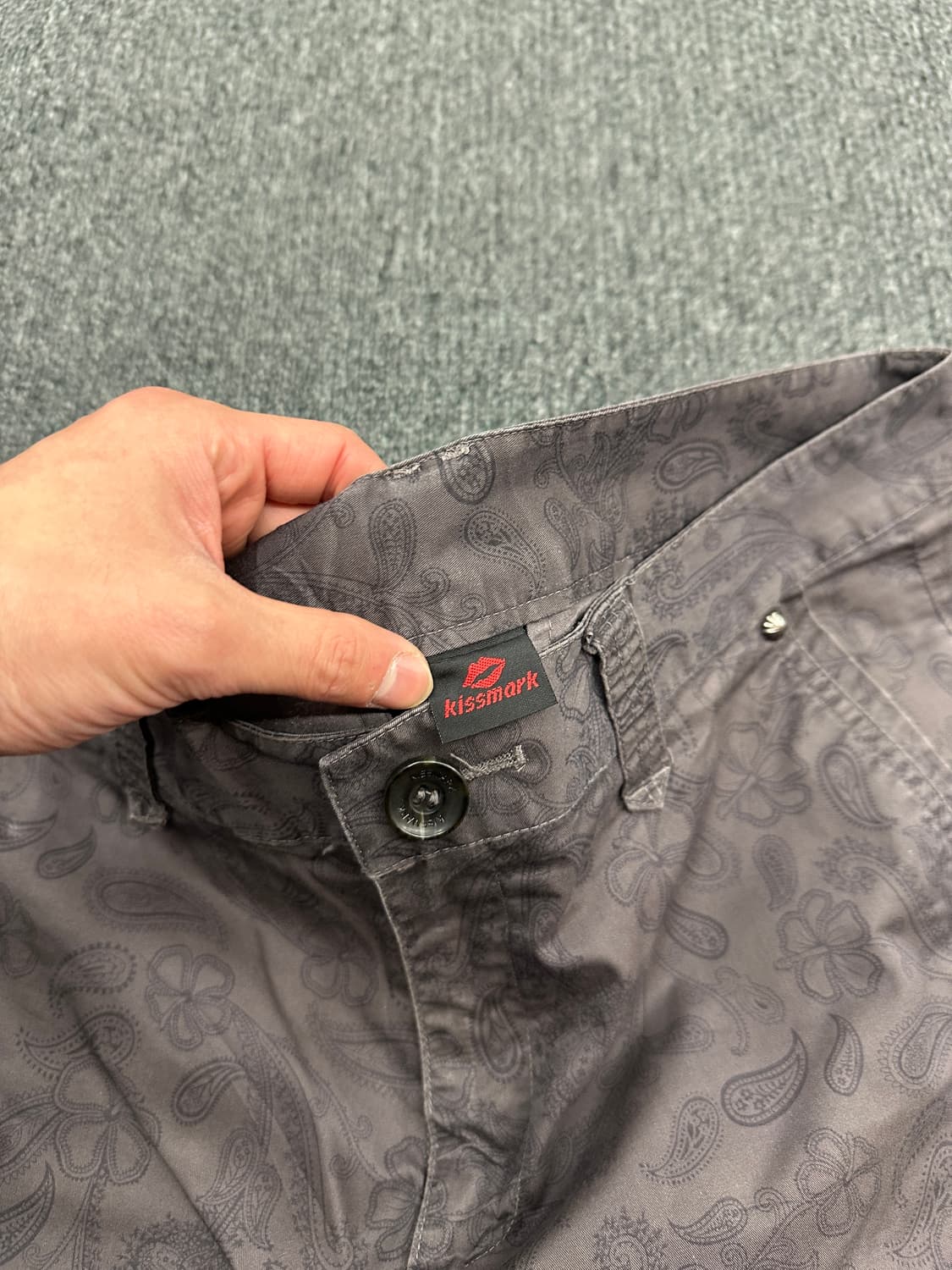 Kissmark 키스마크 플라워 패턴 부츠컷 팬츠 상품이미지4