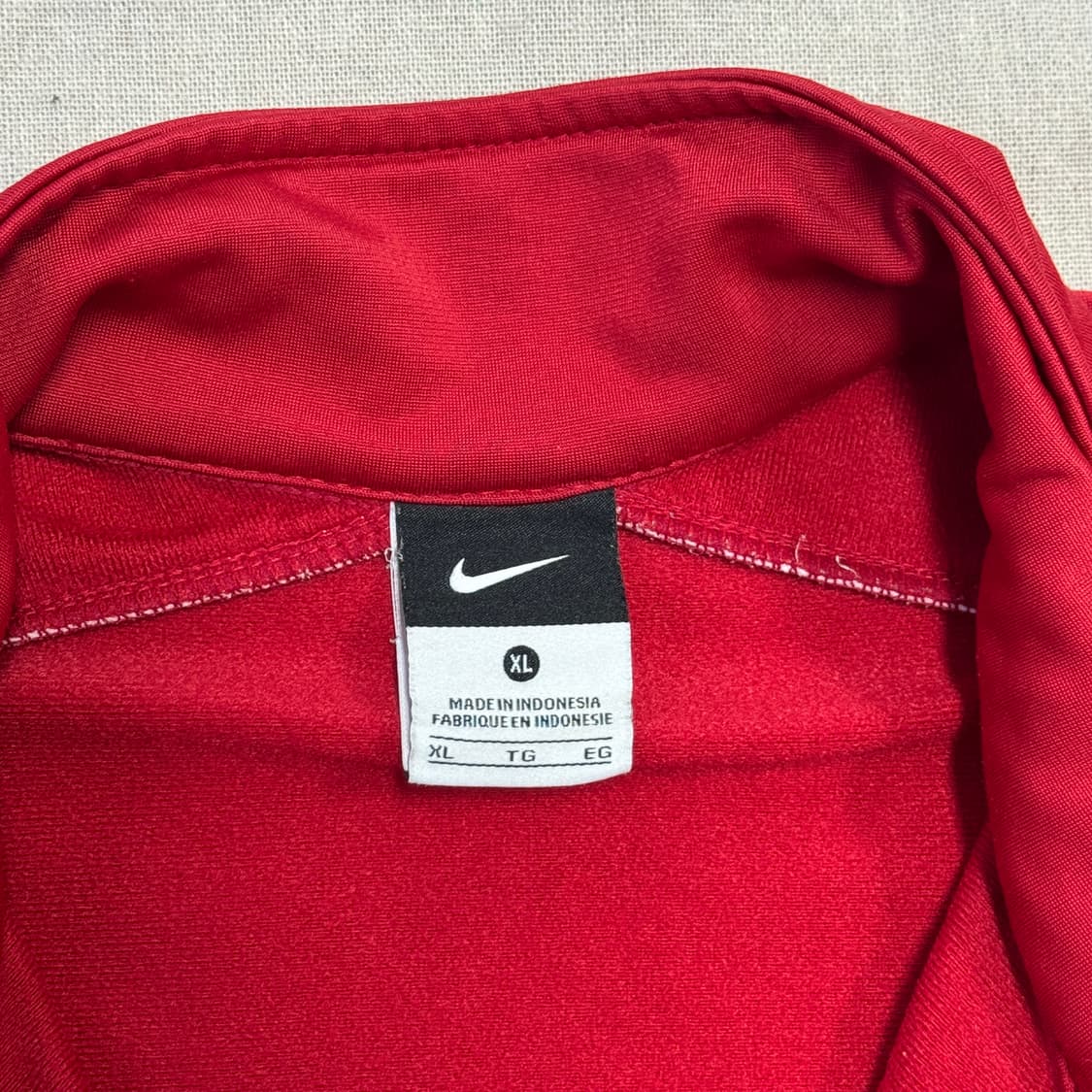 나이키 삥줄 레드 트랙 져지 XL 상품이미지5