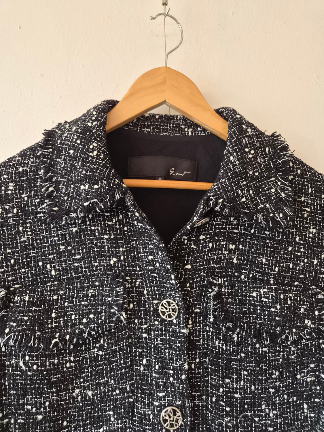 지컷 Gcut 여성 트위드루즈핏자켓 55사이즈 상품이미지1