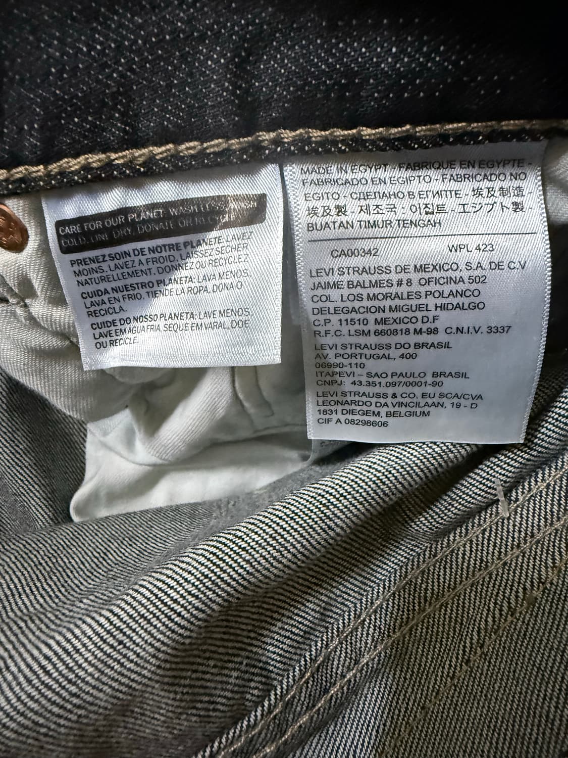 미사용) 리바이스 501 리지드 32/32 00501-0536 상품이미지6