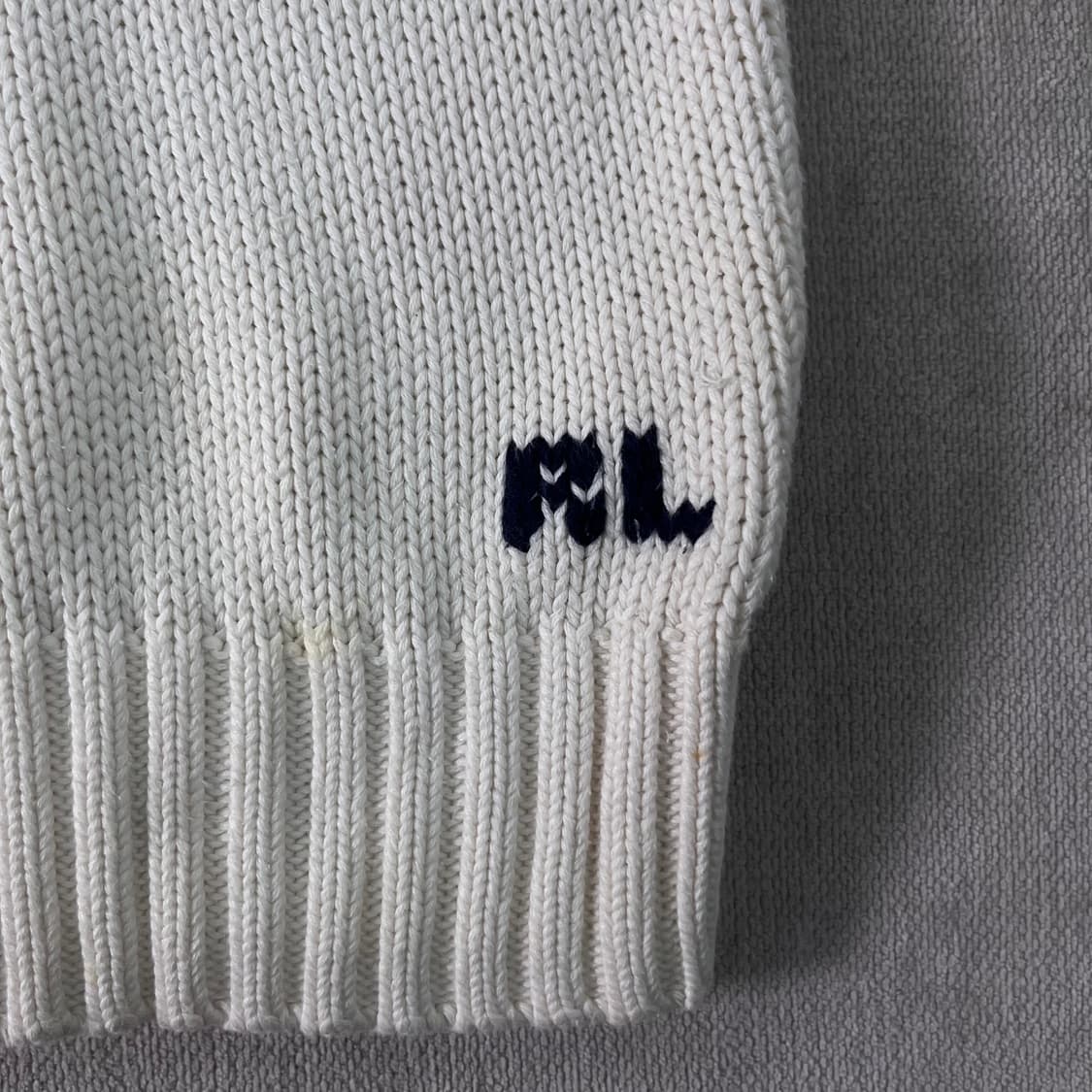 W 95 폴로랄프로렌 성조기 반집업 니트 상품이미지5