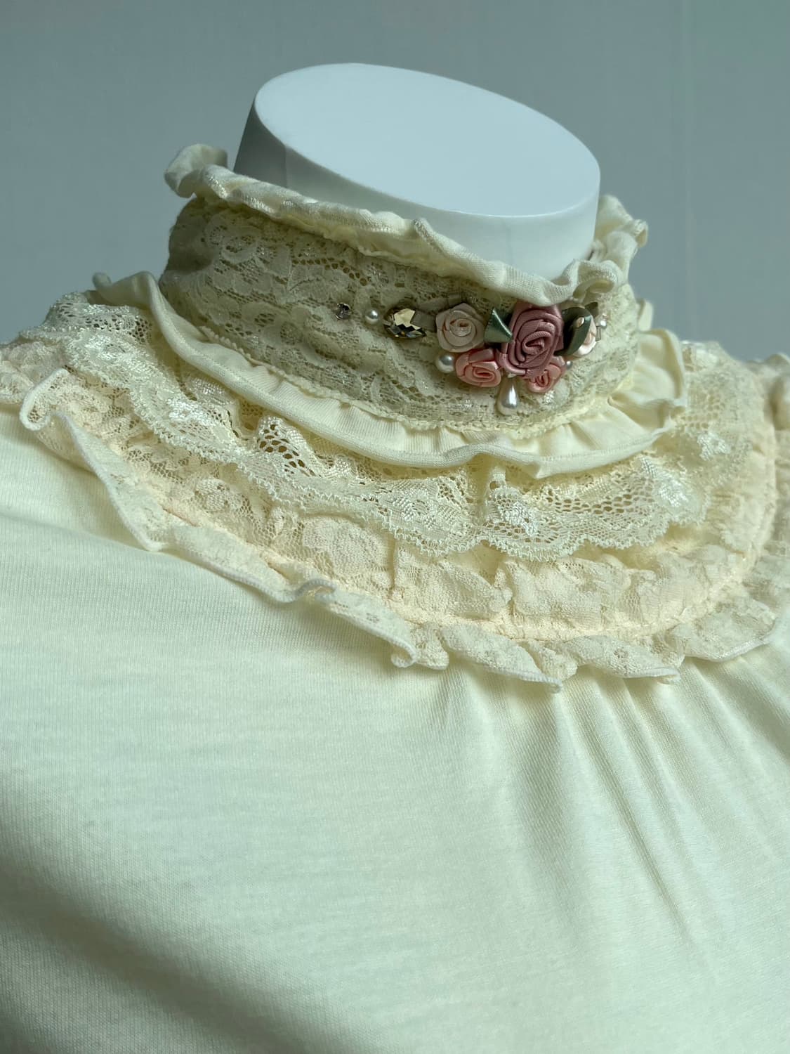 Axes femme 로즈 레이스 긴팔 상품이미지2