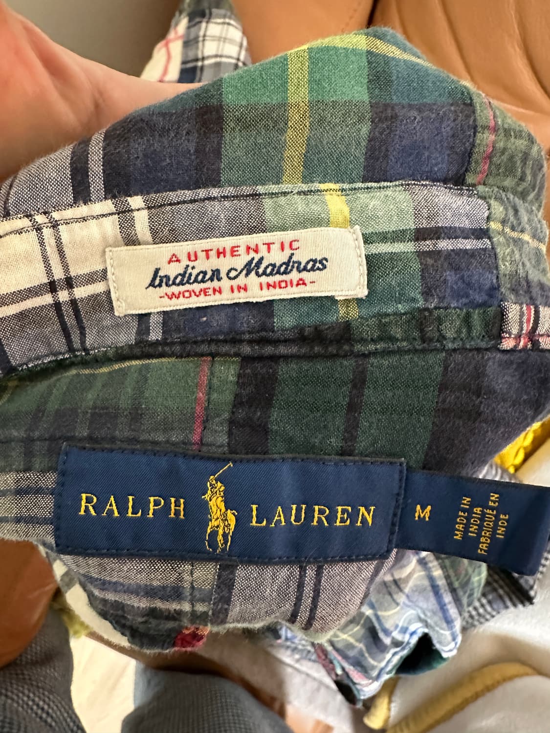 [M]폴로랄프로렌 패치워크 셔츠 상품이미지3