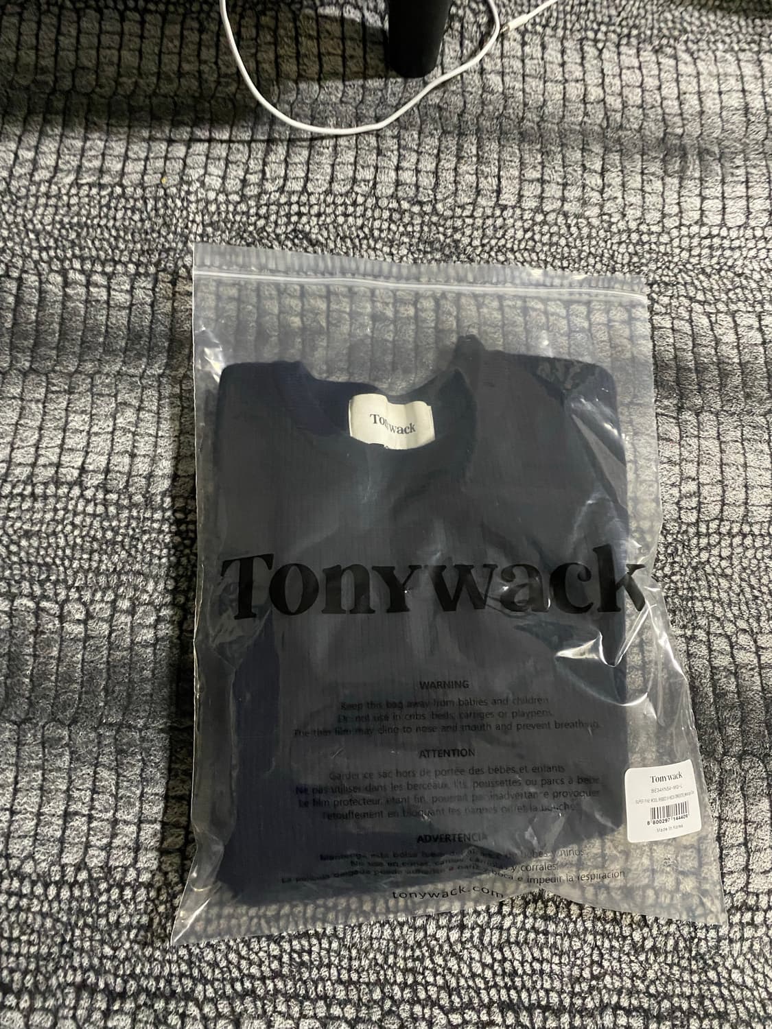 토니웩 슈퍼파인 메리노 코만도 니트 L 상품이미지3