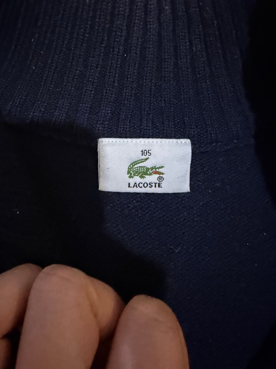 105) 라코스테 스트라이프 니트집업 상품이미지4