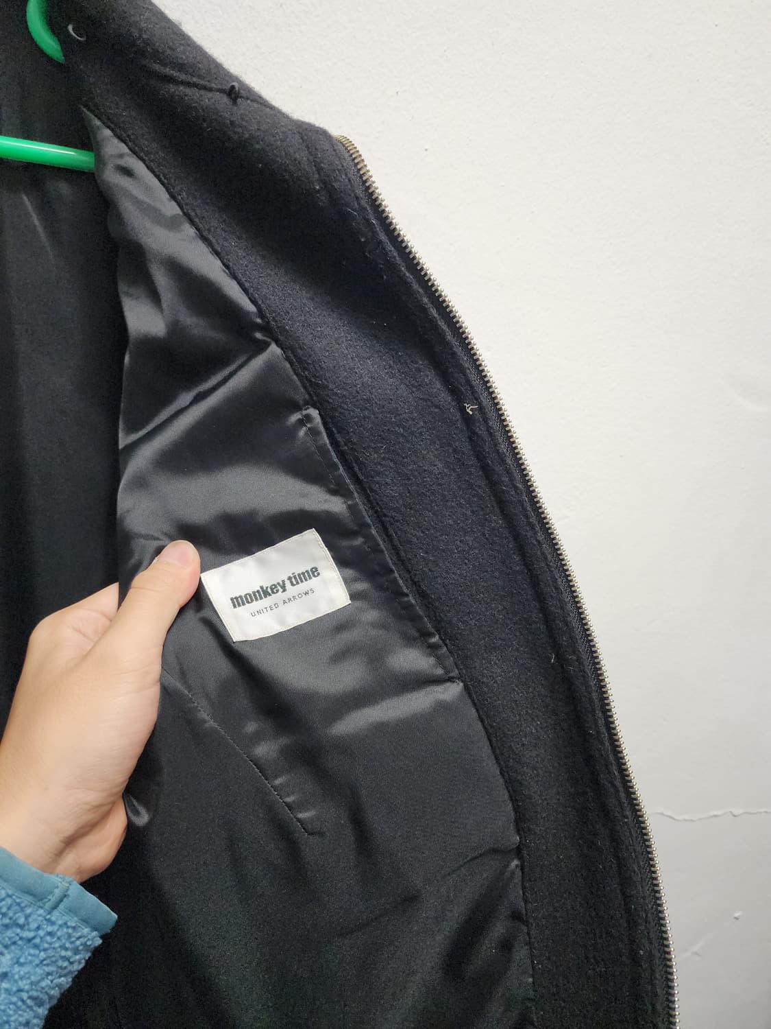 몽키타임 monkey time 울 지퍼디테일 자켓 상품이미지6