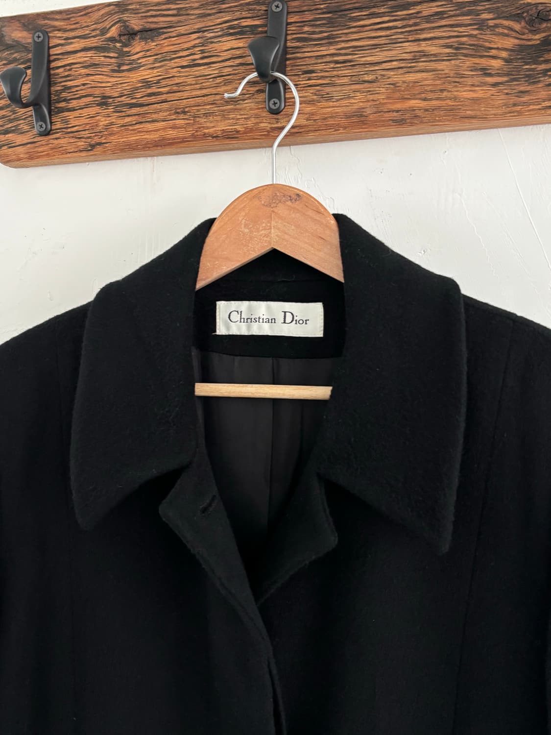 Dior 디올 블랙 롱 플리츠 코트 상품이미지5