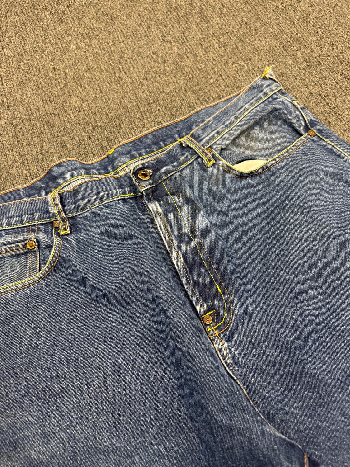 40)R.M.C 빈티지 포켓 자수 Y2K 올드스쿨 힙합팬츠 상품이미지2