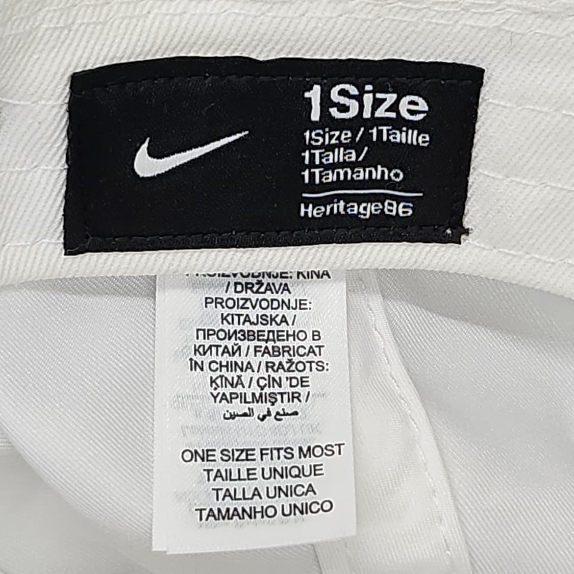 나이키 Heritage86 볼캡 올 화이트 프리 상품이미지8
