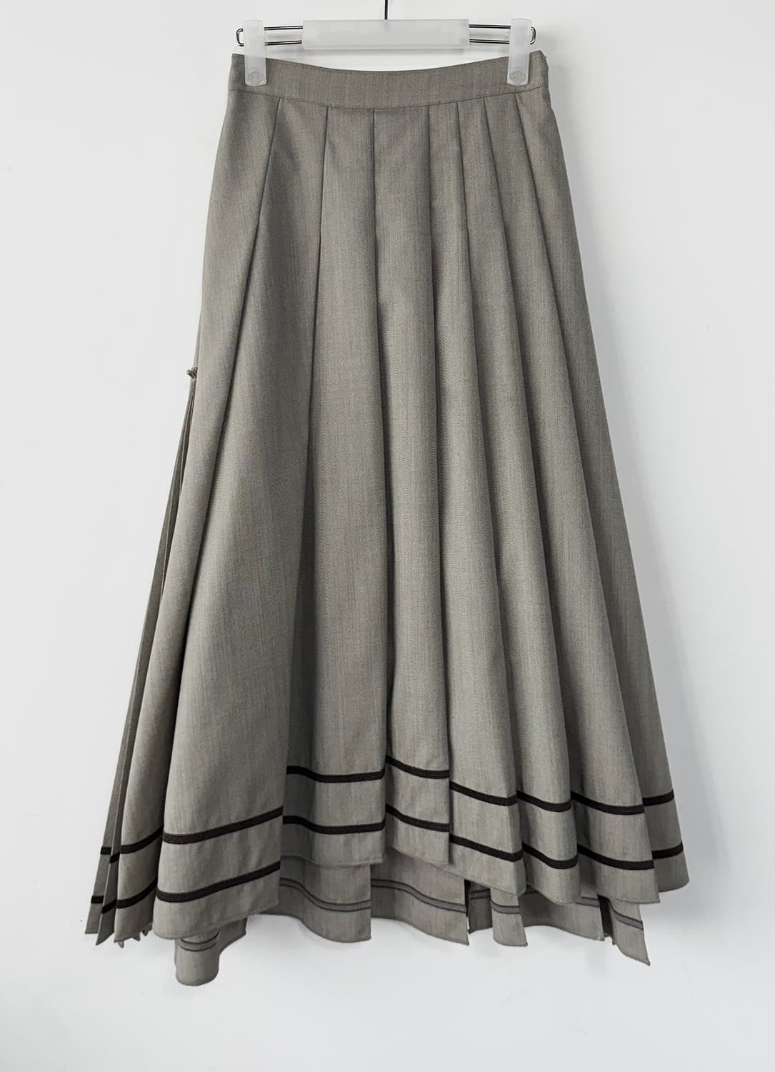 타임 23 컬러라인 플리츠 스커트 상품이미지2