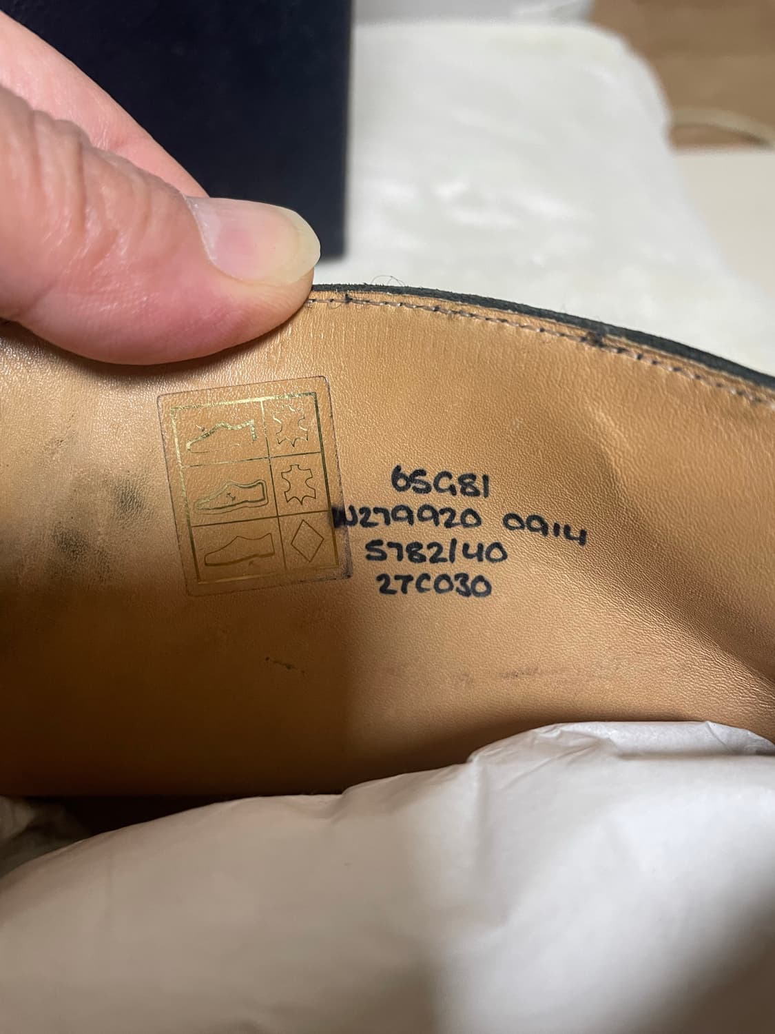 프라다 남성 블랙 CALZATURE 처카 부츠 6.5 상품이미지7