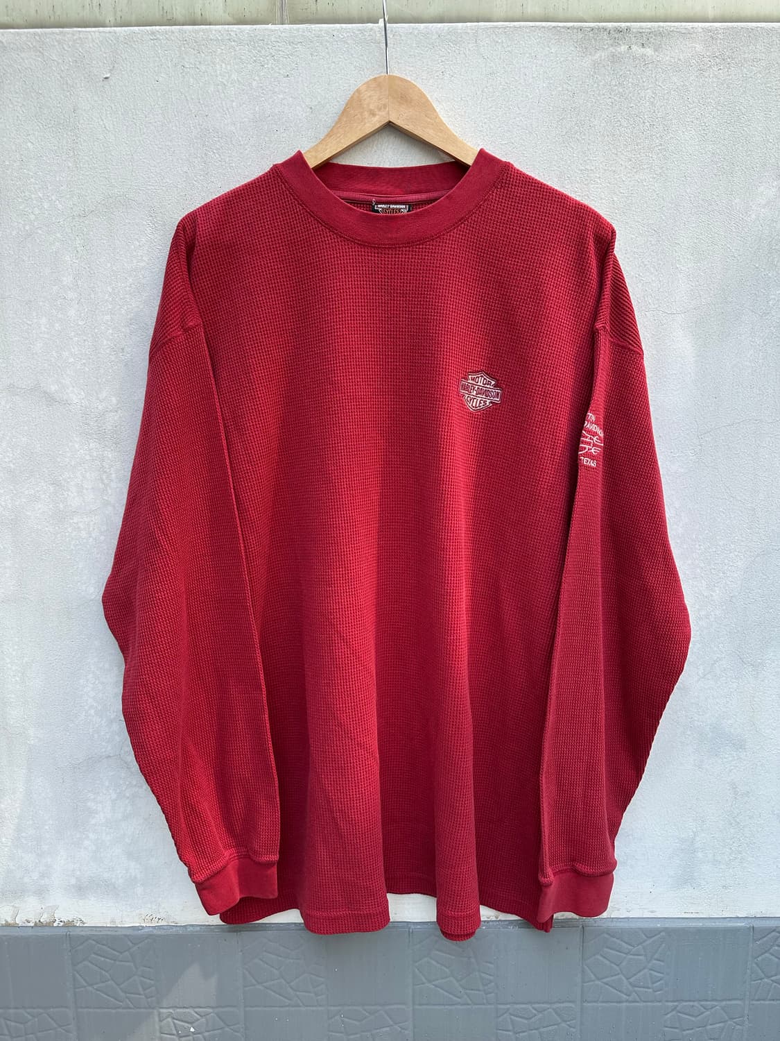 [할리데이비슨] •00s Vintage Thermal Shirt 상품이미지1