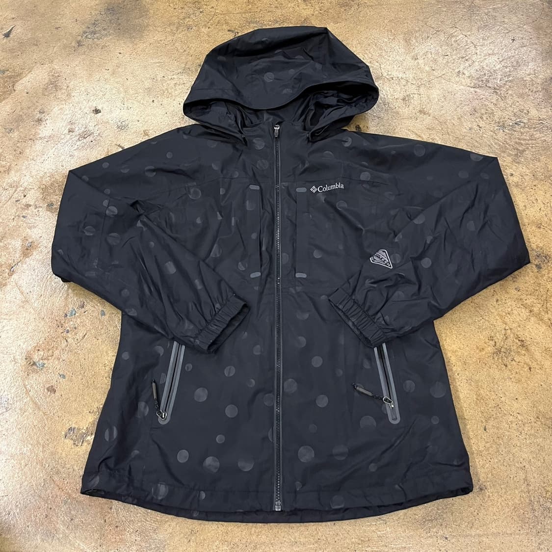 컬럼비아 블랙 도트 바람막이 상품이미지2