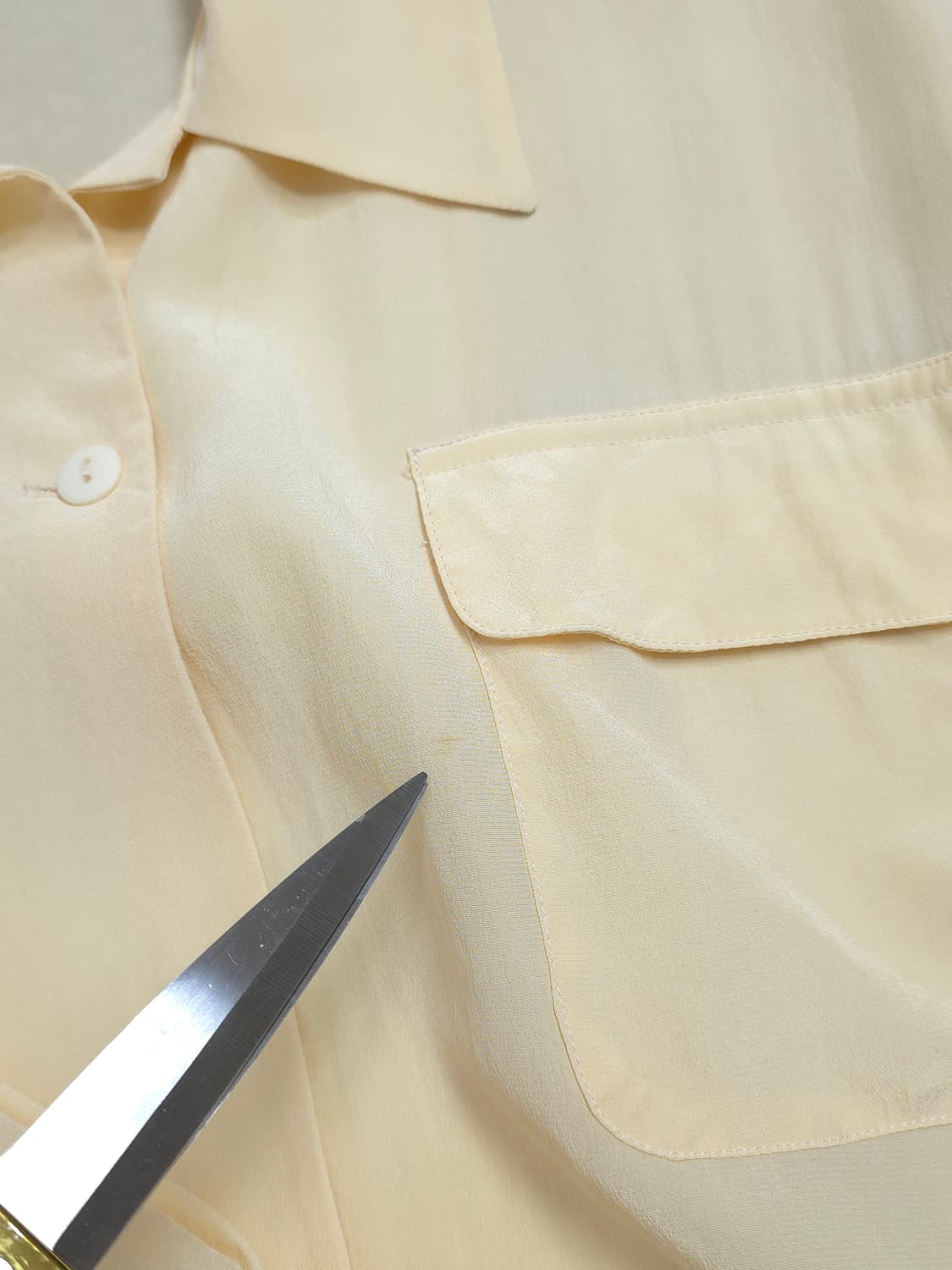 실크셔츠블라우스 실크100%  상품이미지7