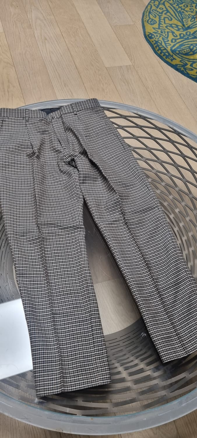 Acne Studios BOSTON 울 체크 팬츠 상품이미지1