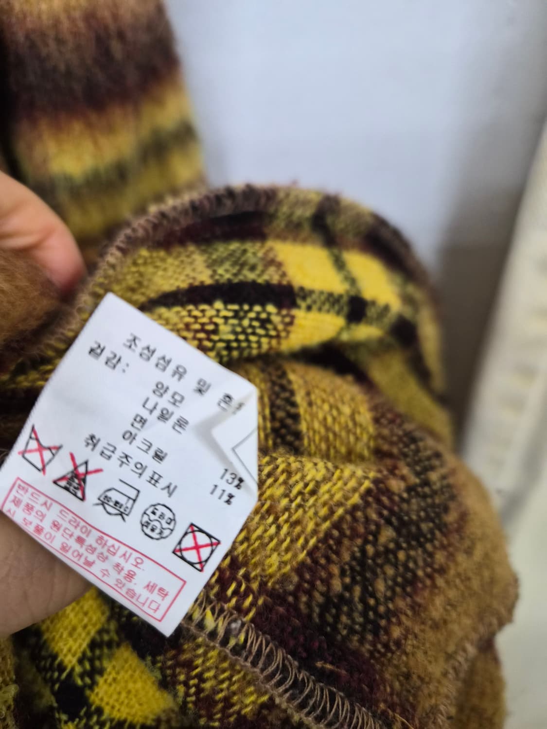 베네통 펠트울 셔츠 아우터 상품이미지7