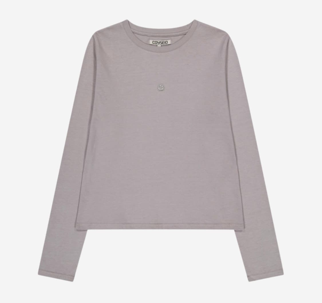 코이세이오 심볼 로고 롱슬리브 티셔츠 라이트 퍼플 상품이미지1