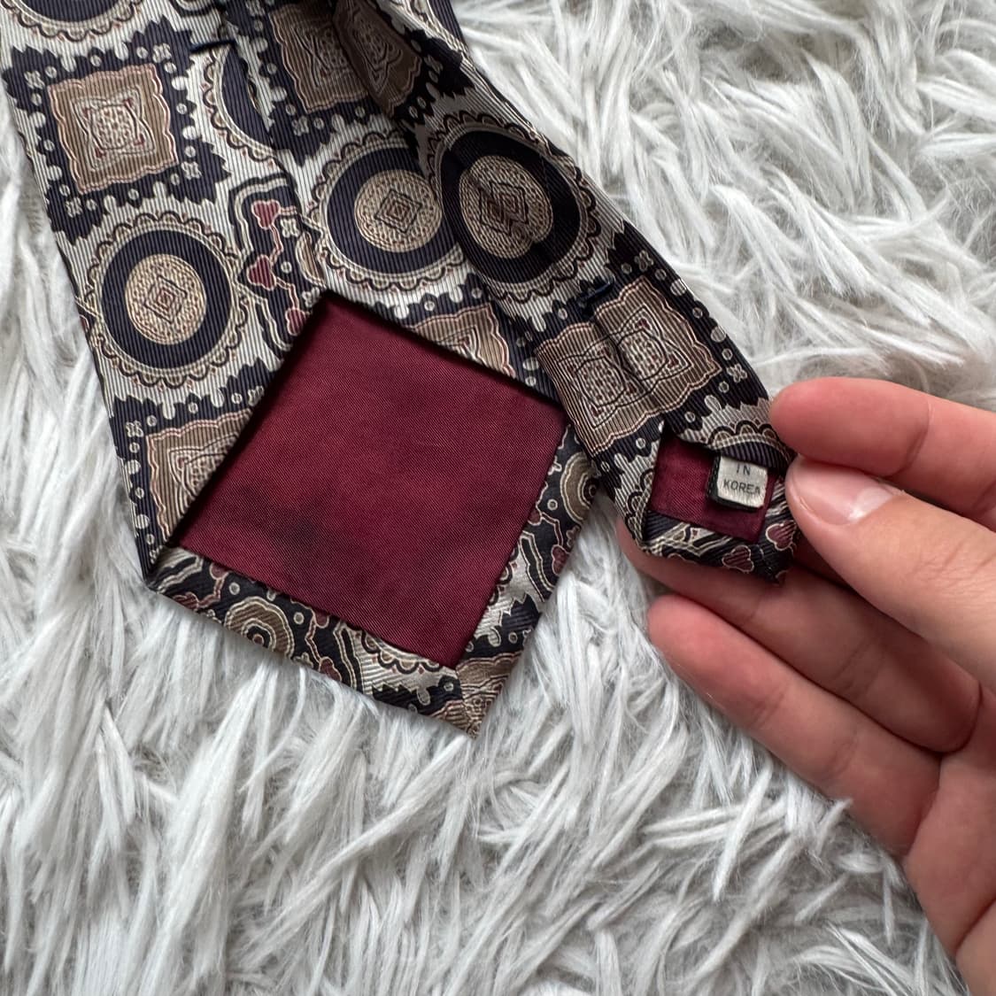 CLEO 일본빈티지 y2k 빈티지넥타이 에스닉 모리걸 넥타이 스카프 F 상품이미지5