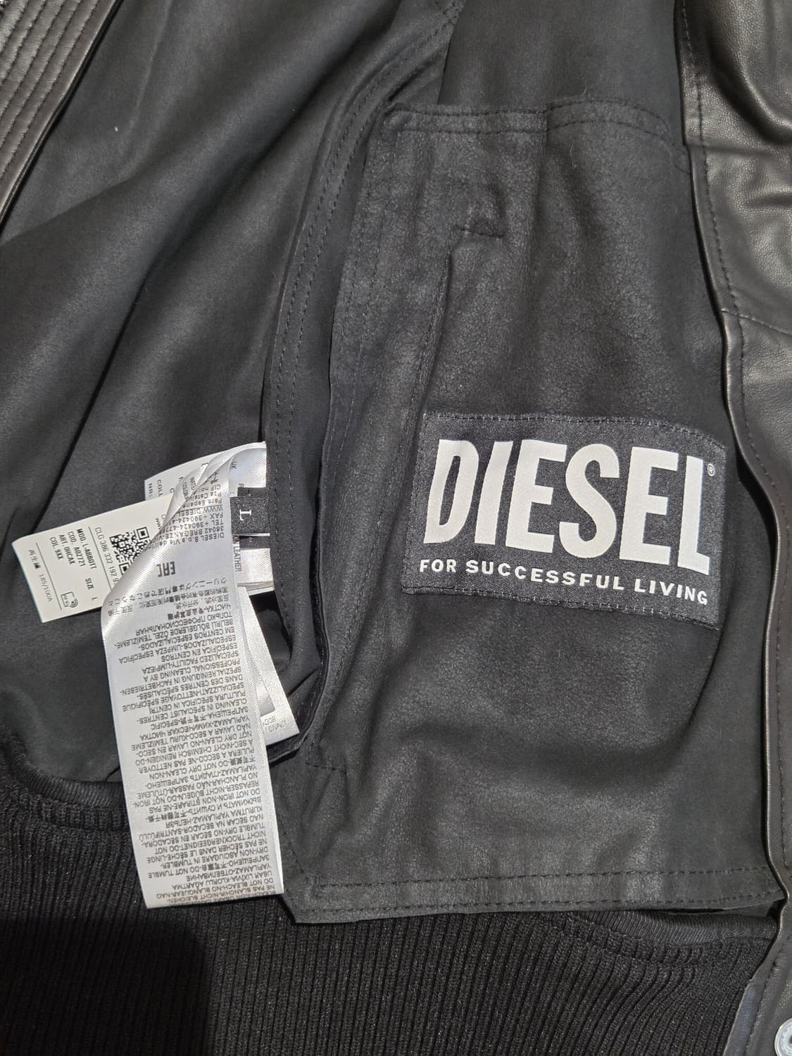 디젤 양가죽자켓. L 상품이미지5