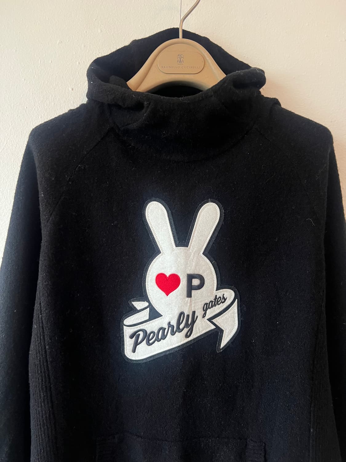 파리게이츠 여성 블랙 간절기 부클니트 골프니트   상품이미지1