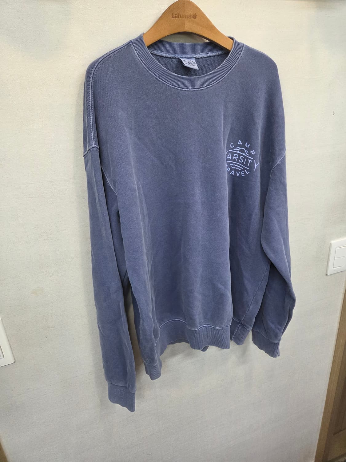 트래블 피그먼트 맨투맨 m 상품이미지5