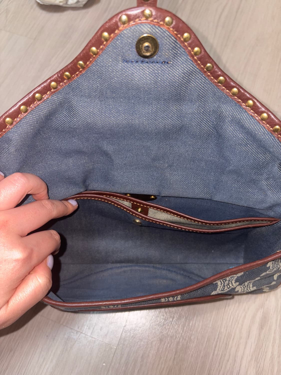 셀린느 트리옹프 데님백 상품이미지4