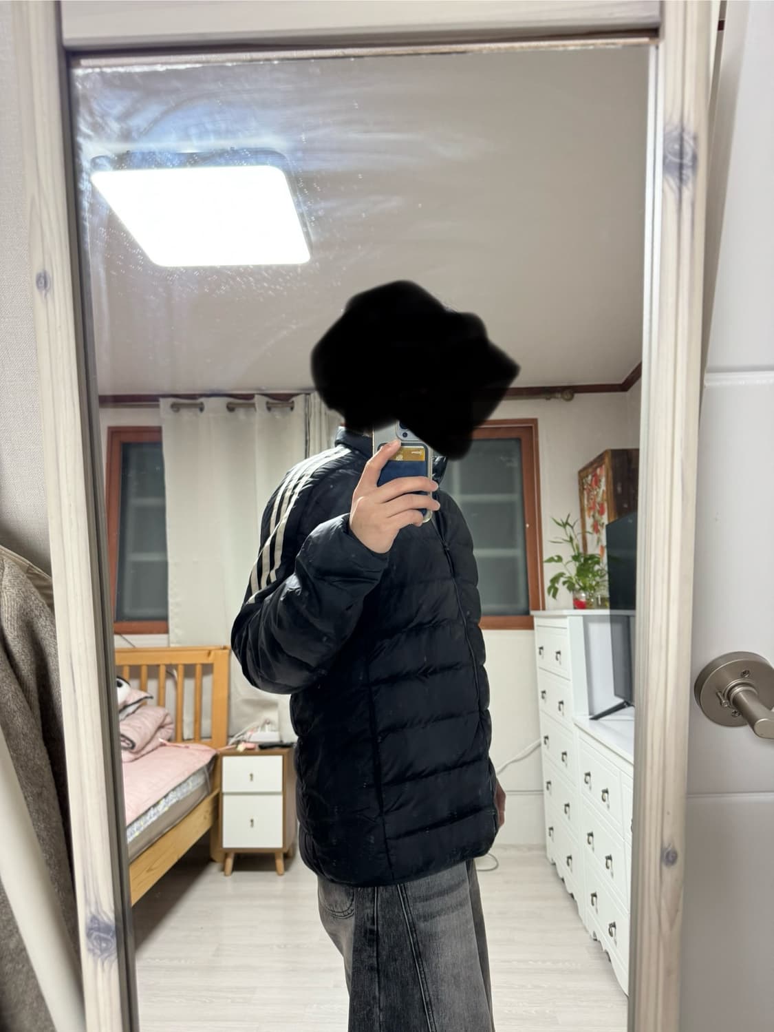 아디다스 다운 경량패딩 2XL 상품이미지3