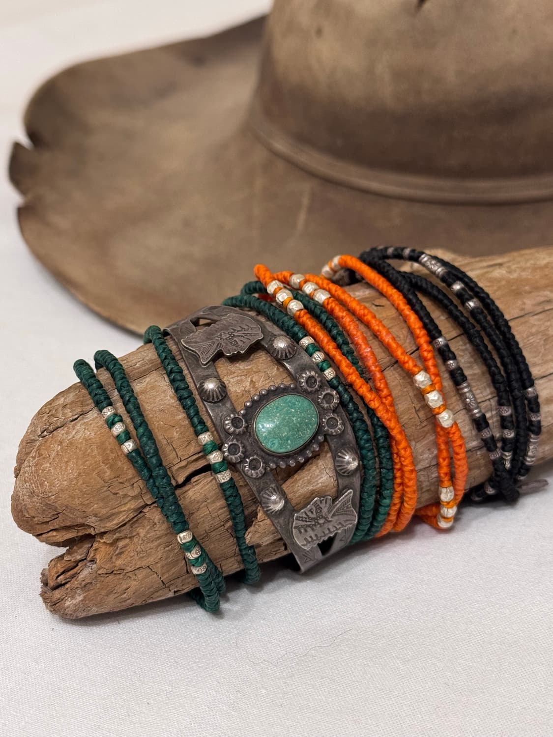 40s vintage turquoise indian silver cuff 상품이미지1