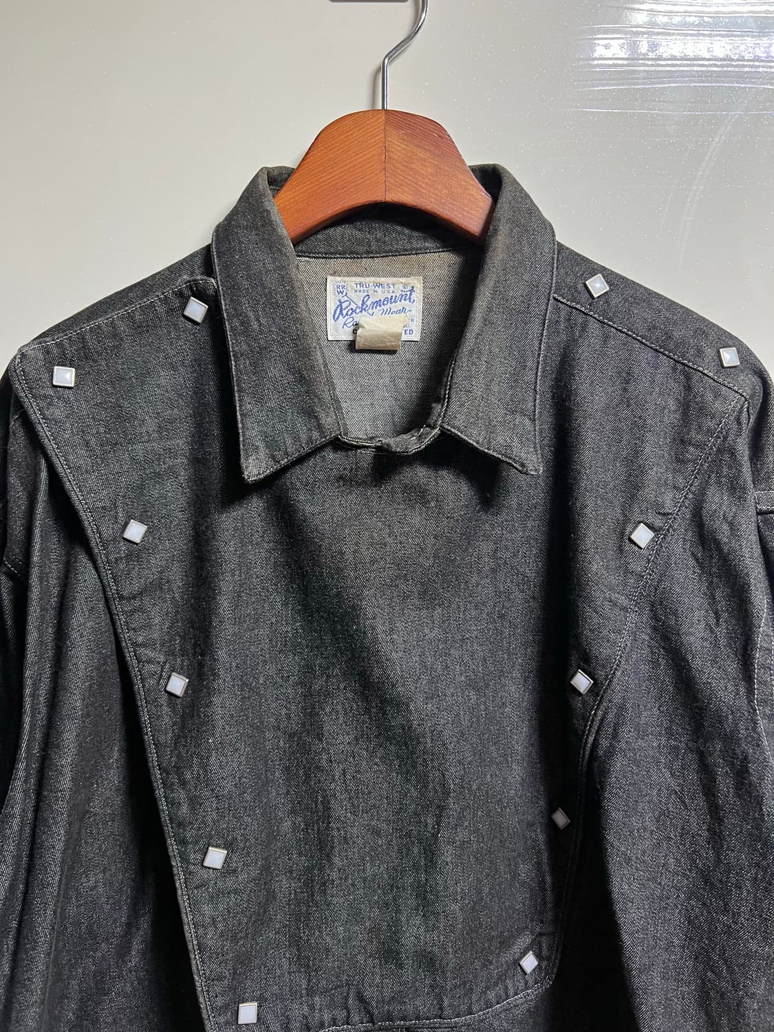 빈티지 락마운트 웨스턴 데님셔츠 상품이미지2