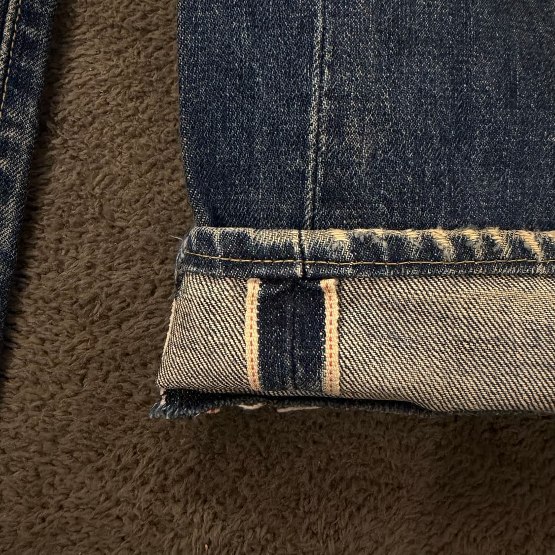 [정품/30X36] 리바이스 501 Lot702 레드라인 셀비지 데님팬츠 상품이미지7